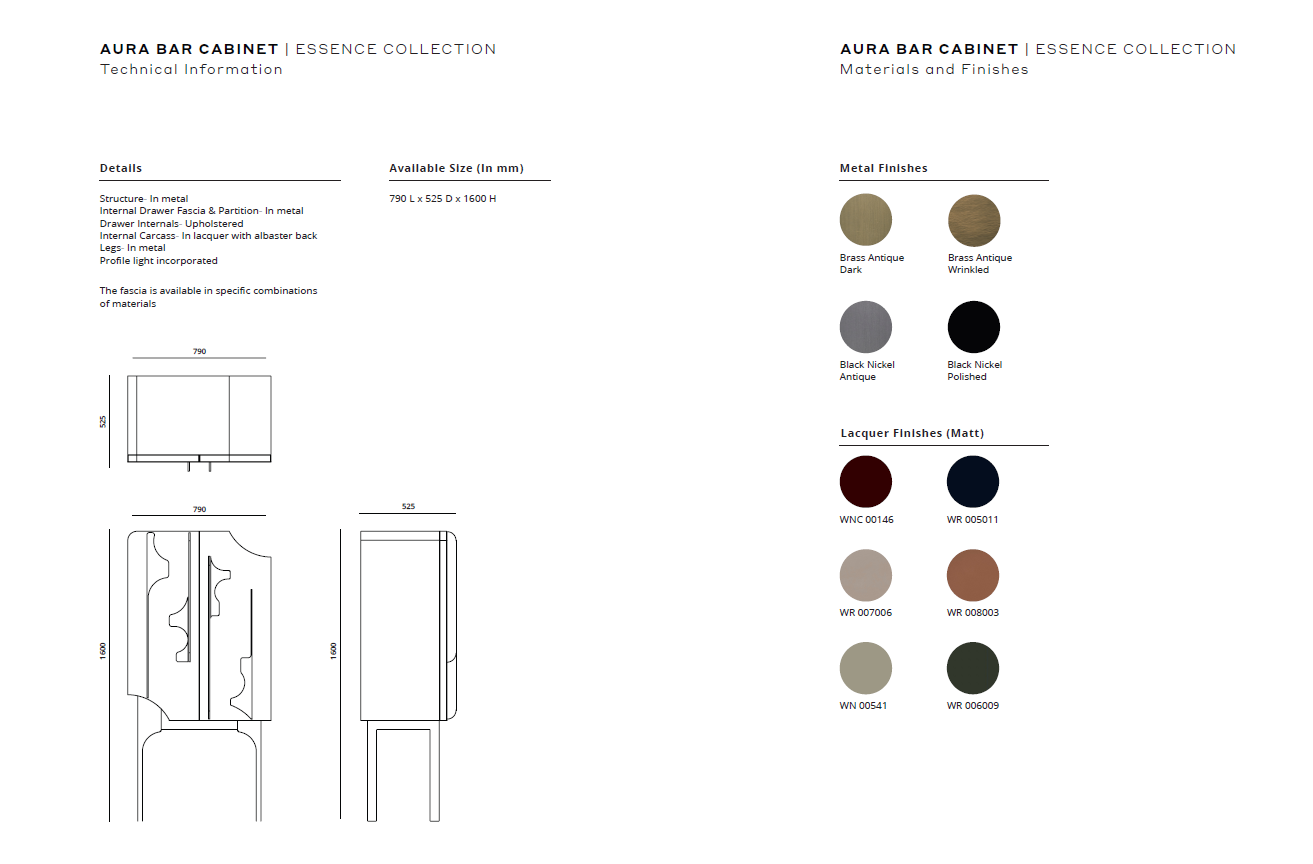 AURA BAR CABINET